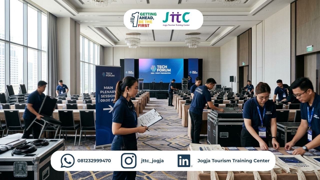 Pelatihan dan Sertifikasi Okupasi Meeting Conference Logistic Staff